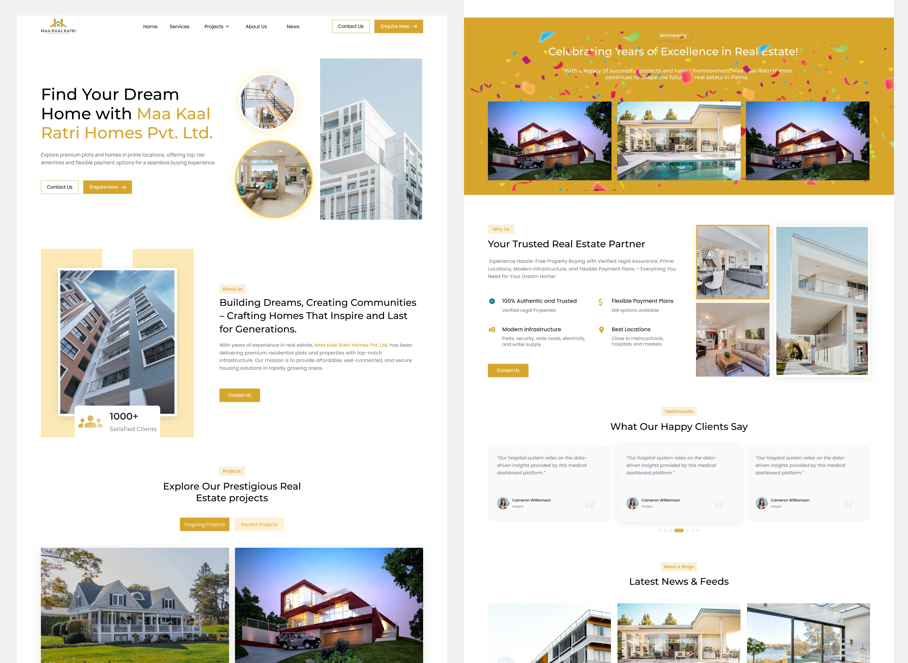 MaakaalRatri - Real Estate Platform